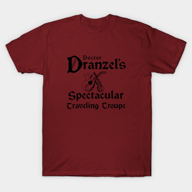 Dr. Dranzel's Spectacular Traveling Troupe T-Shirt by GeekGiftGallery